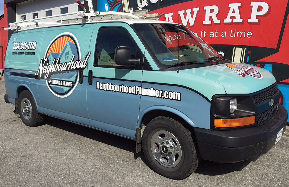 canawrap created a clean full wrap design using minimum text so it is memorable and effective.